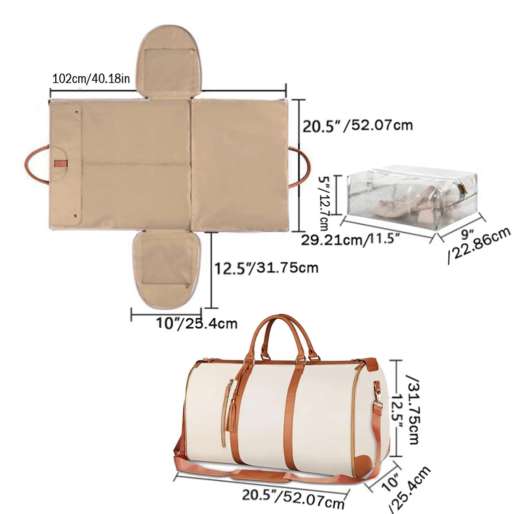 Bolsa de viaje plegable y cómoda para ropa de mano